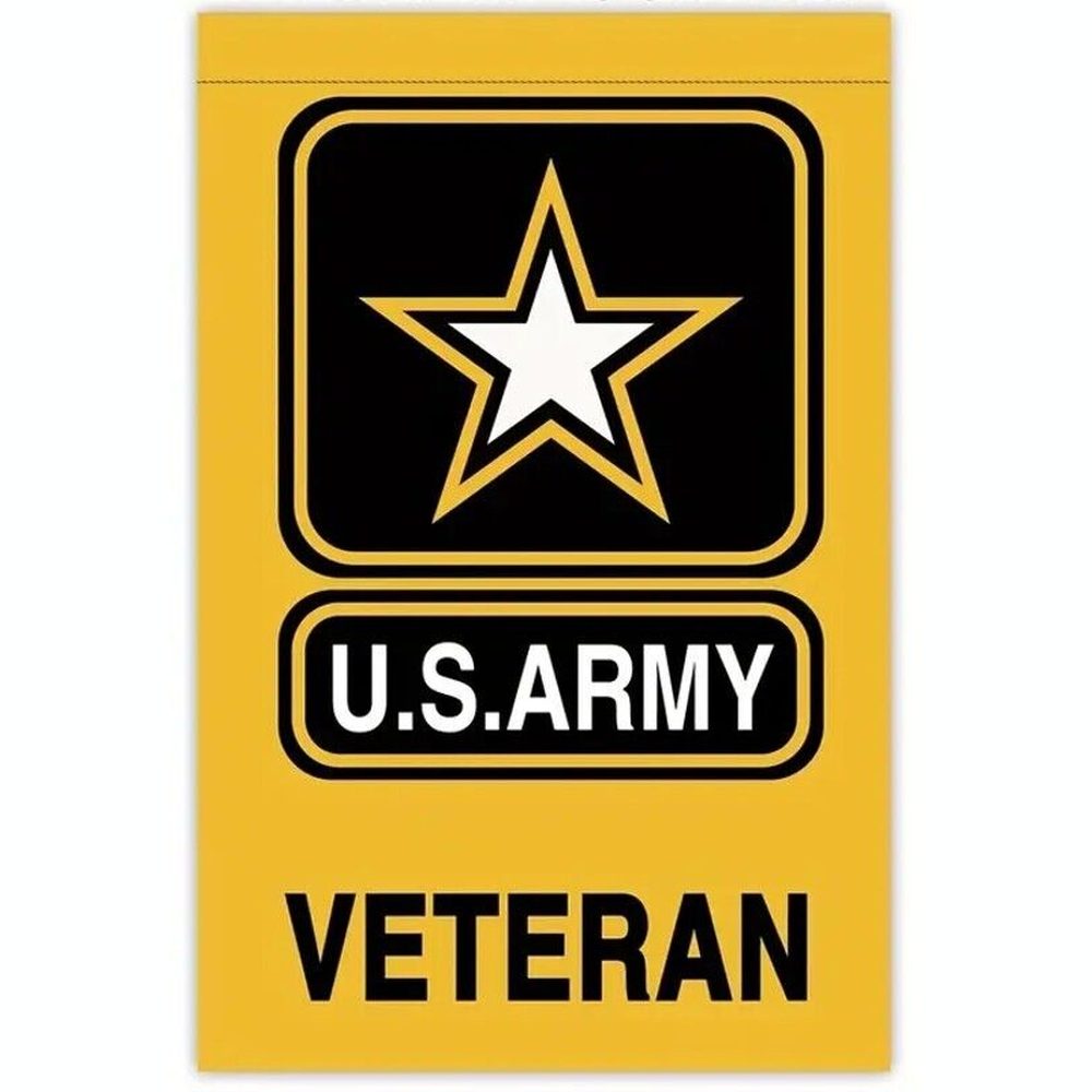 United States U.S. Army Veteran Garden Flag Double Sided 12" x 18" NEW! Home & Garden:Yard, Garden & Outdoor Living:Décor:Flags Style Your Walls